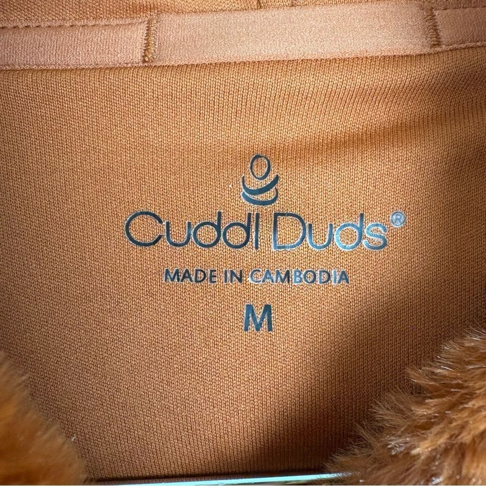 Cuddl Duds Faux Fur Jacket in Gingerbread - Picture 3 of 4